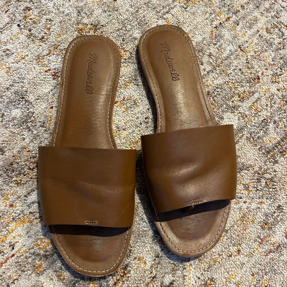 Madewell The Boardwalk Post Slide Sandal